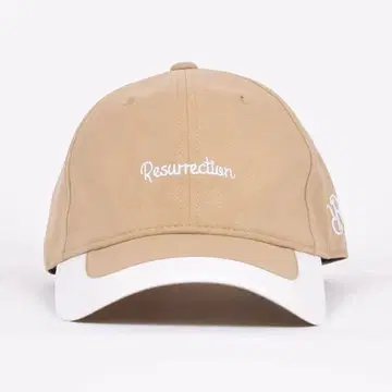 레저렉션 2톤 엠보싱 캡 / 베이지 BE12CAP02