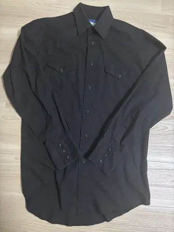랭글러 80s 블랙 웨스턴 셔츠
