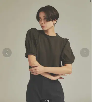 [ Doux. ] 퍼프 슬리브 티셔츠