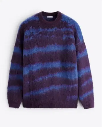 ZARA 브러시드 피니시 자카드 스웨터