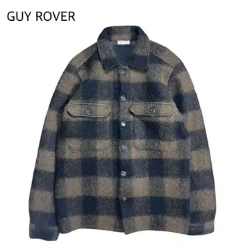 BEAMS 별주 GUY ROVER 블록 체크 셔츠 자켓