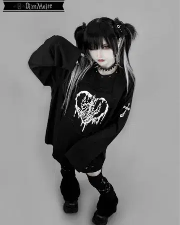 DimMoire [ 디모아르 ] Bloody Altar 롱T/Black