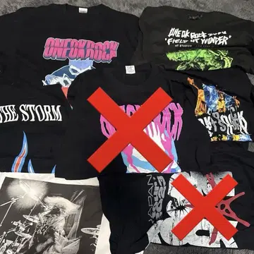 ONE OK ROCK 셔츠 묶음 판매 전부 XL