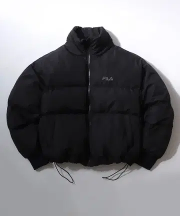 FILA 다운 재킷 드로 코드 부착