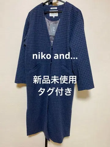 nikoand - - 울 맥시 노카라 코트