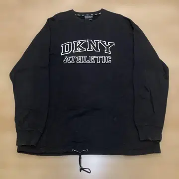 90s~00s DKNY 애슬레틱 트레이닝복 블랙 다나카란 맨투맨