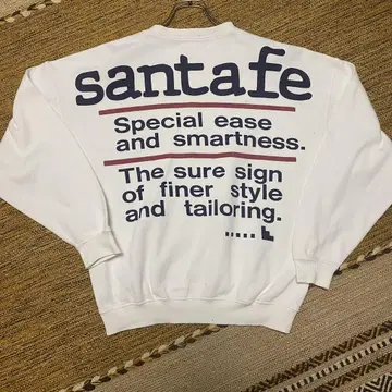 산타페 90s 백 빅 로고 맨투맨 트레이닝복 빈티지