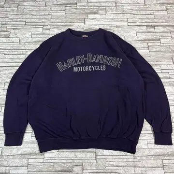 90s 할리데이비슨 맨투맨 빈티지 퍼플 써멀 느낌