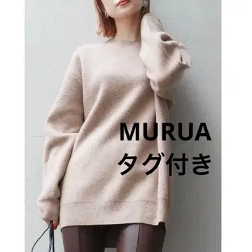 MURUA 크루넥 루즈 니트