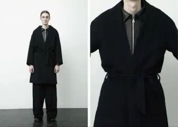 JUHA 유하 16aw SHAGGY OVER GOWN 가운 코트