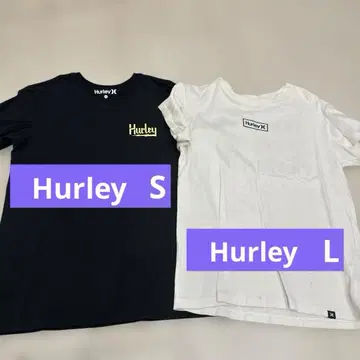 Hurley 하레이 T셔츠 S L 거의 미사용