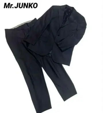 [ Mr. JUNKO ] 남성용 워셔블 슬림 스트라이프 정장 세트