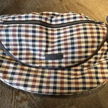 BEAMS BOY 체크 무늬 숄더백