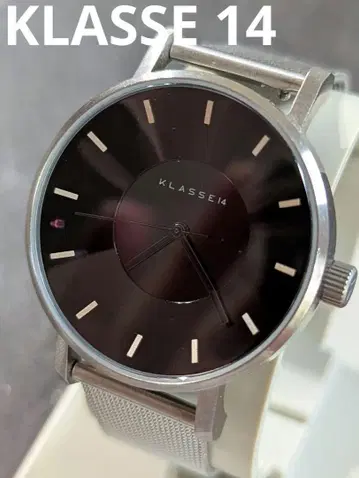 배터리 교체 완료 KLASSE 14 클래스포틴 실버 손목시계