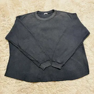 유나이티드 애로우즈 와플 셔츠 네이비 컬러 L 사이즈