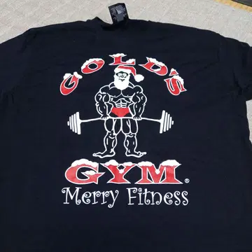 GOLD'S GYM 산타 셔츠 M