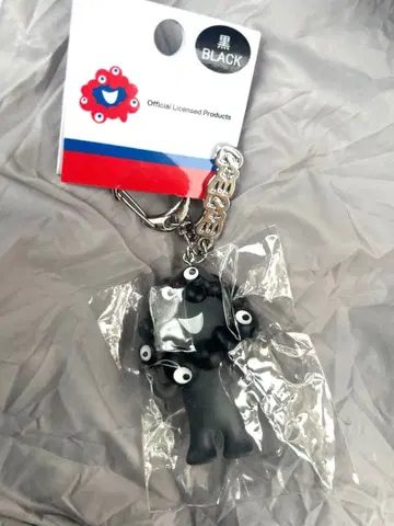 블랙 미야쿠미야쿠 입체 PVC 키링 오사카 간사이 만박 한정판