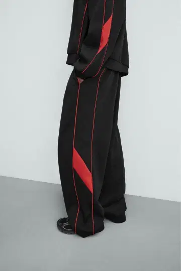 ZARA 자라 셋업 가능 레트로 축구 저지 팬츠