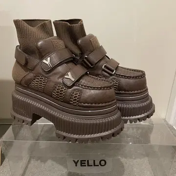 BEAR PLATFORM SHORT BOOTS YELLO 부츠 XL