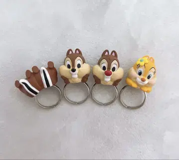 칩 앤 데일 클라리스 반지 캡슐 토이 가챠가챠 컴플리트 세트
