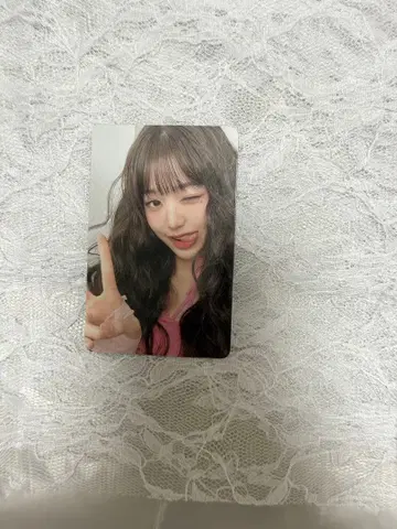 IVE MINE 혜택 트레이딩 카드 soundwave 싱가포르 원영