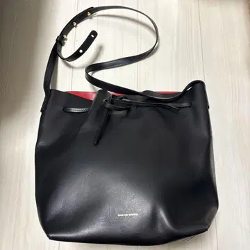 MANSUR GAVRIEL 숄더백 블랙/레드