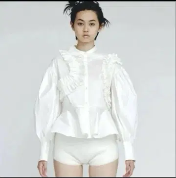 Bibiy 비비 페플럼 블라우스 셔츠
