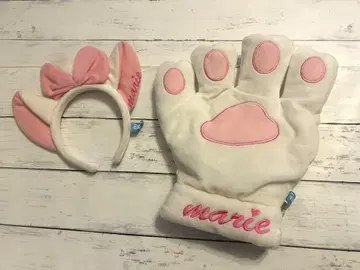 마리 머리띠 장갑 코스프레 분장 고양이
