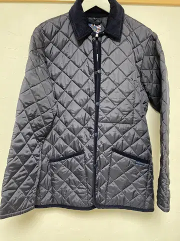LAVENHAM 네이비 퀼팅 자켓