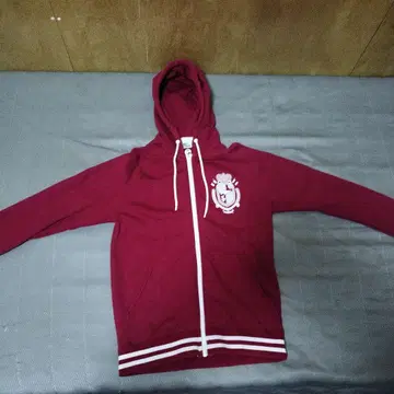 LACOSTE 빨간색 풀 집업 후드티