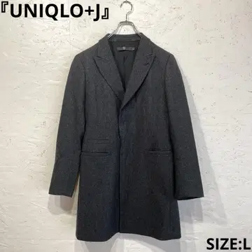 [ UNIQLO+J ] 울 체스터 코트 자켓 그레이 L