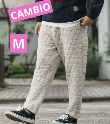CAMBIO (캄비오) 사루엘 테이퍼드 팬츠 M 라이트 베이지 택 포함