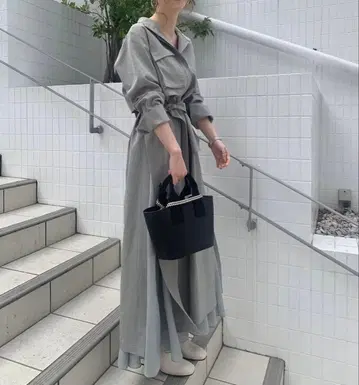 DRESSLAVE 롱 셔츠 드레스
