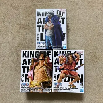 원피스 피규어 세트 트라팔가 로우, 골드 로저, 코즈키 오뎅