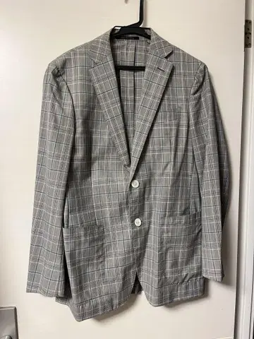 Green Label Relaxing 체크 무늬 자켓