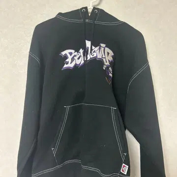 BEN DAVIS 블랙 후드티 MEDIUM