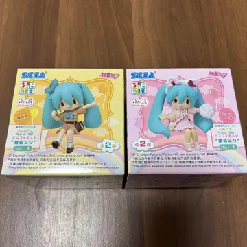 하츠네 미쿠 쵸코노세 미니 피규어 2개 묶음 판매