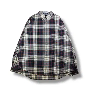 TOMMY HILFIGER 90's 마드라스 체크 셔츠 사이즈 XL