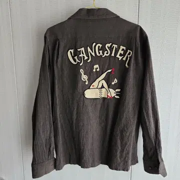 GANGSTERVILLE 셔츠 갱스터빌 자수 긴팔 셔츠