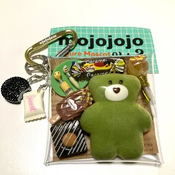 mojojojo 가챠 파우치 키링 데코 부품 디저트