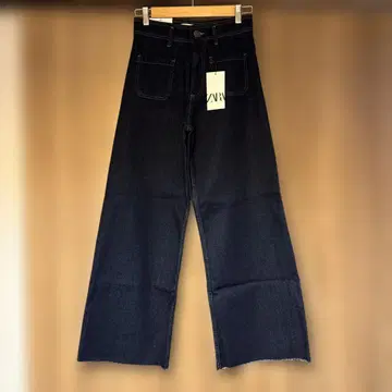 ZARA 와이드 데님 팬츠 미사용 새상품 택 포함