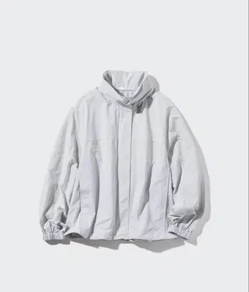 새상품 UNIQLO UV컷 유틸리티 블루종 라이트 그레이