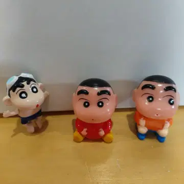 짱구는 못말려 피규어 3개 세트 저금통 2점