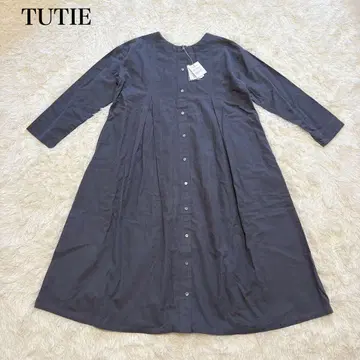 미사용 새상품 TUTIE 셔츠 원피스 린넨