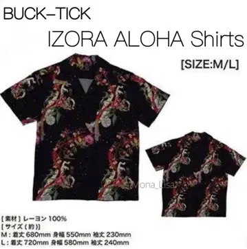 BUCK-TICK 이쿠 -IZORA- 아로하 셔츠 미사용 새상품