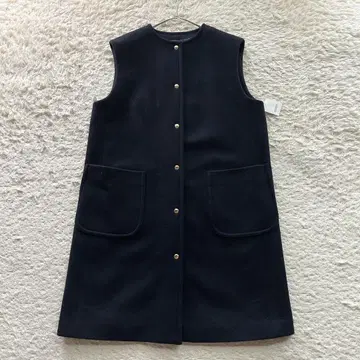 [택 포함 미사용] 매킨토시 베스트 울 네이비 38