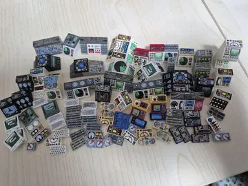 레고 LEGO 정품 계기류 미터 부품 프린트 패널 묶음 판매