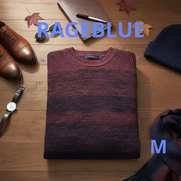 새상품급 RAGEBLUE 레이지블루 니트 스웨터 M 가을/겨울