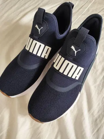 PUMA 네이비 슬립온 스니커즈 27