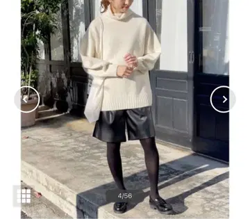 Spick&Span W 홀가먼트 터틀 니트 풀오버